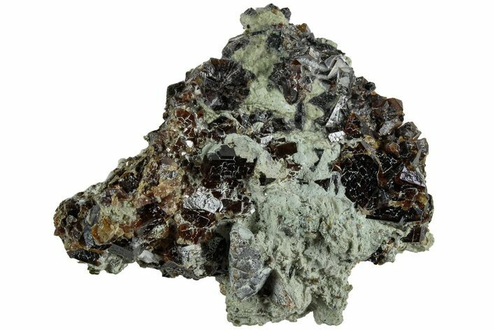 Andradite Garnet, Feldspar, and Mica - Pakistan #213393